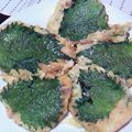 まきん家's cooksnap of when they made 大葉香る♪なめ茸と豆腐のフワフワ焼.