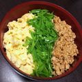なぁみん☆☆☆'s cooksnap of when they made 鶏そぼろの三色丼.