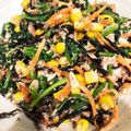 1113yuko's cooksnap of when they made ＊ほうれん草とひじきの鉄分サラダ＊.