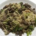 mi_ricky's cooksnap of when they made ランチにも！汁なし焼きうどん♡すき焼き風.
