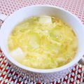 アイリッシュショコラ's cooksnap of when they made 簡単 残り豆腐とブロッコリー茎のスープ.