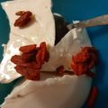 カクヨ's cooksnap of when they made アガーでなめらか杏仁豆腐風ミルクプリン.