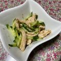 clover♡3's cooksnap of when they made きゅうりと胡麻だれ鶏むね肉のサラダ.