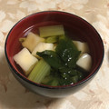 maki_08's cooksnap of when they made 小松菜とはんぺんで節約♪すまし汁.