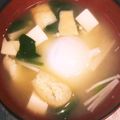 ムーミン☆ママ's cooksnap of when they made ほうれん草☆豆腐★油揚げの味噌汁.