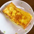 うたこ♡'s cooksnap of when they made *ハムとチーズdeフレンチトースト*.