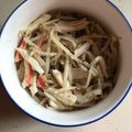 ●紅一点ママ's cooksnap of when they made レンジでもやしカニカマごまマヨ和え　弁当.