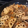 komeg's cooksnap of when they made 花粉症対策！きんぴら！主役はレンコンさん.