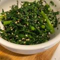 komeg's cooksnap of when they made 春菊のナムル.