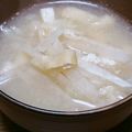 ﾋﾟﾛﾐ♡'s cooksnap of when they made 大根とお揚げのお味噌汁(▰˘◡˘▰).