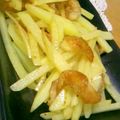 ぽんぷー's cooksnap of when they made カリカリ鶏皮とじゃが炒め.