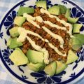 ☆さぶ☆☆'s cooksnap of when they made ＊ピリ辛！中華風鶏そぼろ丼＊.