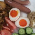 サーフブレイド's cooksnap of when they made 麺類のグレードアップ！半熟煮たまごちゃん.