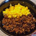 もんしゃす's cooksnap of when they made 簡単10分☆和食朝食ランチ弁当そぼろ丼♪.
