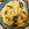 iamiwasa's cooksnap of when they made 鶏と九条ねぎの柚子胡椒パスタ。.