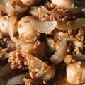ネコの缶詰's cooksnap of when they made 里芋と新玉ねぎのそぼろ煮.