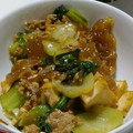 ヨシヨッシー's cooksnap of when they made 厚揚げと春雨のピリ辛煮.