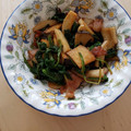 yukaaa＊°'s cooksnap of when they made 【子どもと作ろう】ほうれん草エリンギ炒め.