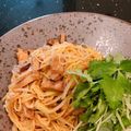 梅干しらっきょう's cooksnap of when they made 市販のラーメンで叉焼とネギのあえそば.