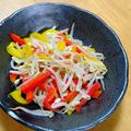 しみっちょ☆'s cooksnap of when they made ＊パプリカともやしのナムル＊.