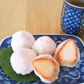 ☆☆☆saya's cooksnap of when they made レンジで作るいちご大福.