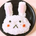 yyyui♡'s cooksnap of when they made キャラ弁 うさぎさん.