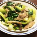 クック8WGPUO☆'s cooksnap of when they made チンゲン菜と豚肉のオイスターソース炒め.