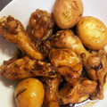 まかくっく's cooksnap of when they made こんがり手羽元とゆで卵の甘辛煮.