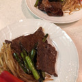 烏龍茶梅's cooksnap of when they made にんにくの芽と牛肉の簡単炒め物.