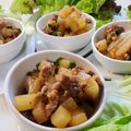 ｸﾏﾘｴ's cooksnap of when they made 豚肉と大根のキムチ炒め.
