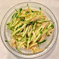 くみちん93☆'s cooksnap of when they made んまっ☆簡単！蒸し鶏とキュウリのマヨポン.