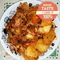 月✳Iris's cooksnap of when they made じゃがいもと豚肉のキムチバター炒め☆.