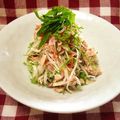 かずちゃん。's cooksnap of when they made 超簡単☆ ツナ かにカマ しそサラダ☆.