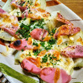 ⭐とっくん⭐'s cooksnap of when they made ジャガイモと魚肉ソーセージのチーズ焼き.