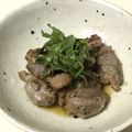 クックCW2KKP☆'s cooksnap of when they made 居酒屋風砂肝のマヨポン炒め♡.