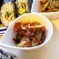 まみお✳'s cooksnap of when they made 新ごぼうとベーコンの炒め物.