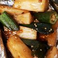 ＊ＫＹＯ＊'s cooksnap of when they made オクラと長芋の炒め物.