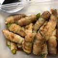 skky0122's cooksnap of when they made 簡単甘酢さやえんどう豚肉巻き.