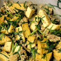 けんいづ's cooksnap of when they made 簡単！豚肉と厚揚げの甘辛炒め.