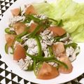 ひよひよガラス's cooksnap of when they made 簡単♪さっぱり♪豚肉トマトピーマン生姜.