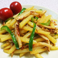 ☆★あんず姫★☆'s cooksnap of when they made じゃがいもとピーマンの青椒肉絲風炒め。.
