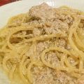 nnpooh's cooksnap of when they made たらこと生クリームのスパゲッティー.