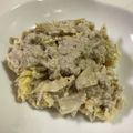 papikun's cooksnap of when they made キャベツでニンニク&チーズの胡麻白和え.