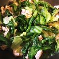 みんみ8's cooksnap of when they made 鶏肉とレタスのレモン炒め.