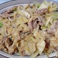 絵理香fl's cooksnap of when they made 豚肉とキャベツのふわとろ卵炒め.