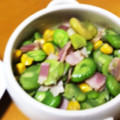 みんみ8's cooksnap of when they made そら豆とコーンのバター炒め.
