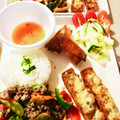 ame-ikuru's cooksnap of when they made タイ風エビの春巻き.