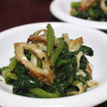 gonnanmama's cooksnap of when they made ちぢみホウレン草と竹輪の胡麻和え.