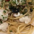 モコ1216's cooksnap of when they made タコとオリーブの実のスパゲッティ.