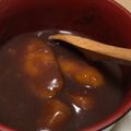 モコ1216's cooksnap of when they made かぼちゃ団子☆おしるこ.